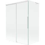 Mexen Rox L душ преграда за баня, плъзгаща се, 2-крилна 120 + 70 x 150 см, прозрачна, бяла - 8C9L-120-070-20-00 (8C9L-120-070-20-00)