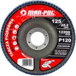 MAR-POL Ламелен шлифовъчен диск 125mm P120/INOX 61230 (M07985)