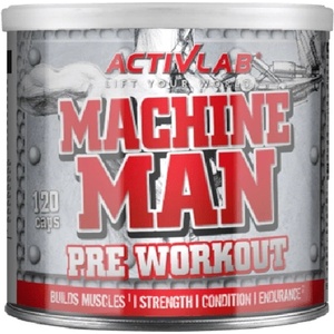ACTIVLAB Machine Man Pre Workout, 120 Capsules