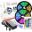 Комплект 10 м RGB LED лента SMD5050 60 LED/m IP20+IR контролер 24 key+адаптер 10A (1140)