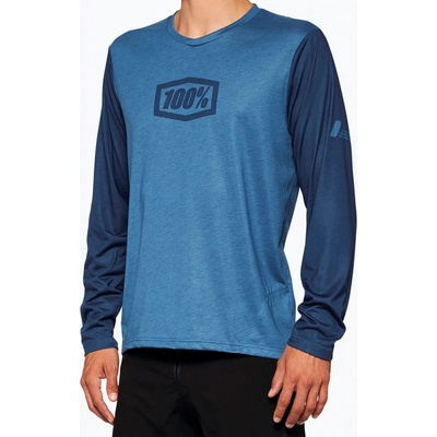 100% Airmatic Long Sleeve Slate Blue
