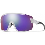 Smith Optics Очила за колоездене Smith Wildcat ChromaPop S3 (VLT 15%) + S0 (VLT 90%) Cycling glasses - White / CP Violet Mirror + Clear - размер One Size (205-2466-0411)