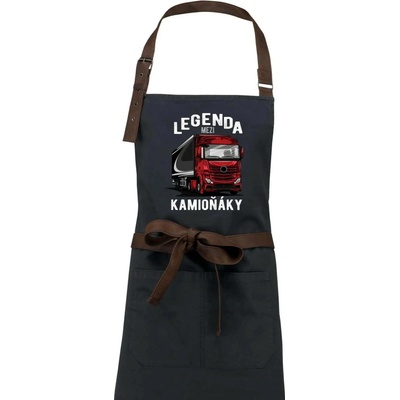 Dřevěné uhlí Legenda mezi kamioňáky Zástěra Vintage