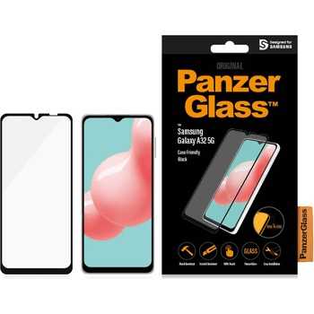 Panzer Стъклен протектор PanzerGlass за Samsung Galaxy A32 5G , CaseFriendly - Черен