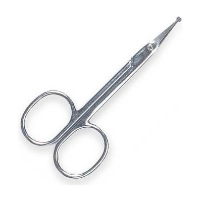 Top Choice nůžky manikúrní bezpečné 7095 stříbrné