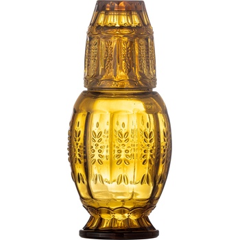 Bloomingville Гарафа Theon с чаша без столче 1, 1 л жълта 2 части (82061978)