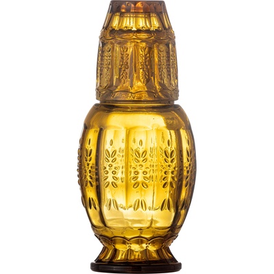 Bloomingville Гарафа Theon с чаша без столче 1, 1 л жълта 2 части (82061978)