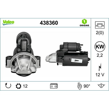 Startér VALEO 438360