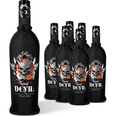 Trojka Devil premium Swiss vodka liqueur 33% 6 x 0,7 l (karton)