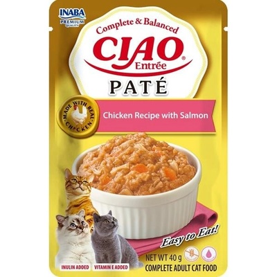 Inaba Ciao Entrée Paté kuracie a losos 40 g