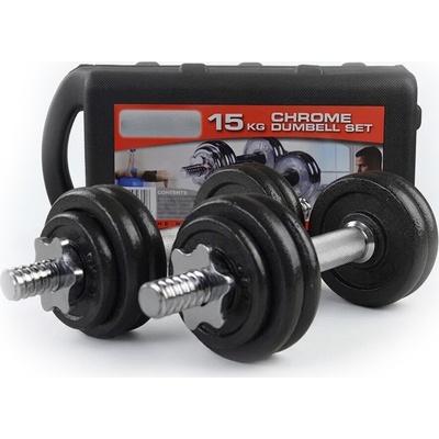 LiveUp nakládací set v kufříku 2x7,5kg