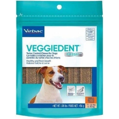 CET Veggiedent Fresh S žvýkací plátky 15 ks 224 g
