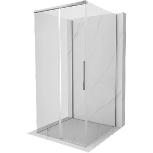 Mexen Rox-3S душ кабина 3-стенна плъзгаща 90 x 90 см, прозрачна, хром (8C2-090-090-01-00-3S)