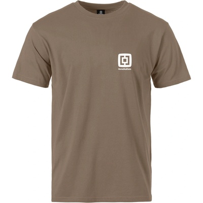 Horsefeathers MINI LOGO T-SHIRT Hnědá Bílá