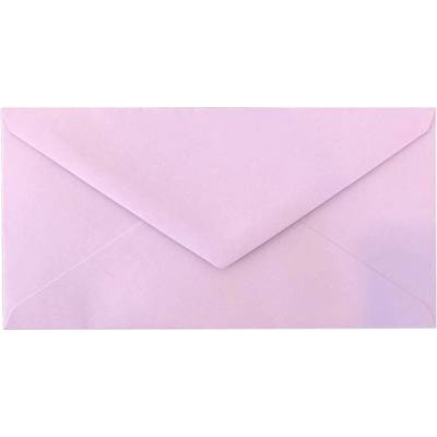 Плик цветен DL 110x220 mm Лепило 50 бр. Виолетов (DL 110)