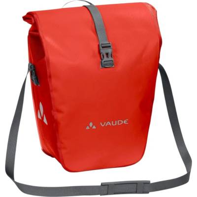 VAUDE bicycle bag for luggage rack Aqua Back Single 1 x 24 L in orange, rear wheel bag waterproof, bicycle luggage rack bag at the back, easy attachment - Made in Germany - 12413