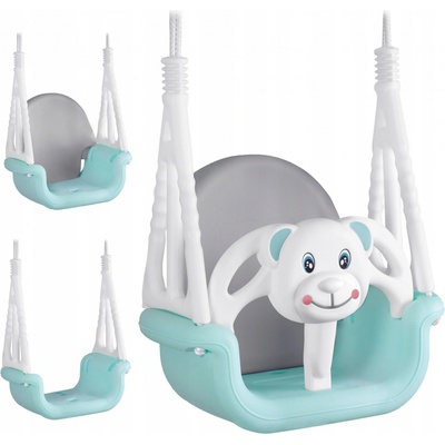 Ricokids houpačka Elephant 3v1 tyrkysová