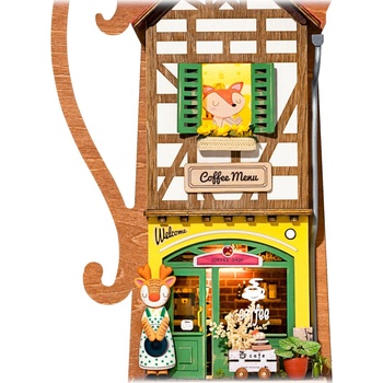 Robotime miniatúra domčeka na zavesenie Lenošná kaviareň