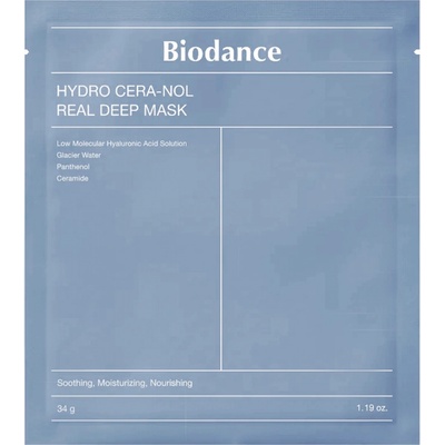 Biodance Hydro Cera-nol Real Deep Mask Hydratační kolagenová maska ​​na obličej 34 g – Zboží Dáma