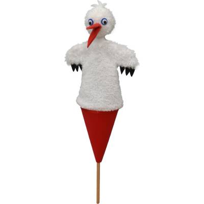 MUB2 Bocian 36 cm kornútový maňuška