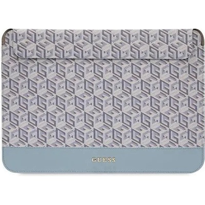 GUESS Чанта за лаптоп Guess GCube Stripes, 14"", синя (GUE003144-0)