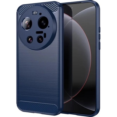 Gigapack Xiaomi 17 Ultra GIGAPACK Силиконов протектор за телефон, устойчив на удар, карбонов модел, СИНЬО (GP-182573)