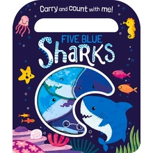 Five Blue Sharks Button Katie