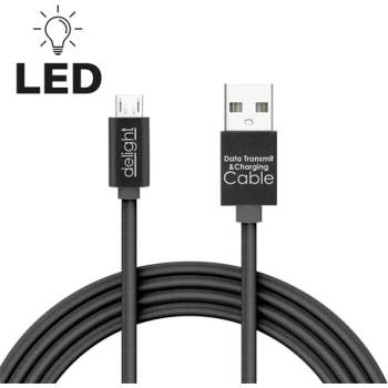 Delight 55442M-BK USB MICROUSB КАБЕЛ (55442M-BK)