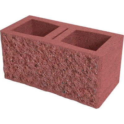 Diton Tvárnice plotová okrasná B 390×200×190 mm oboustranná červená (50)