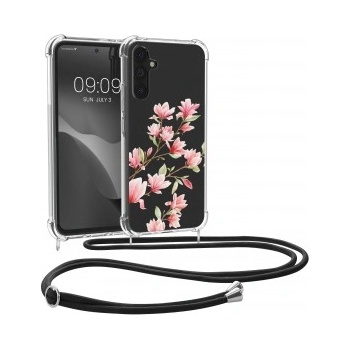 Image 1 of kwmobile Прозрачен калъф за Samsung Galaxy A34 5G - розов