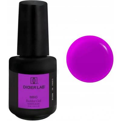 Didier Lab Builder gel BBio stavební gel v lahvičce Magenta Glass 15 ml