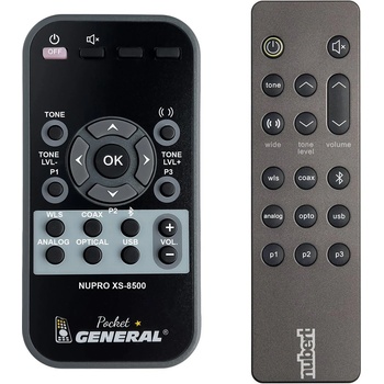 GENERAL NUBERT nuPro XS-8500RC - дистанционно управление дубликат (nuPro XS-8500RC)