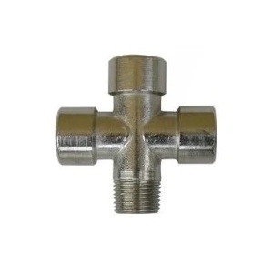 Adler Разпределител за въздух с 3 изхода, тип x, 3/8" вътрешна резба (0135.87)