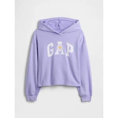 GAP detská mikina s logom fialová