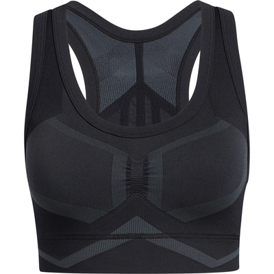 adidas Women's Studio Medium Impact Sports Bra - black/dgh solid