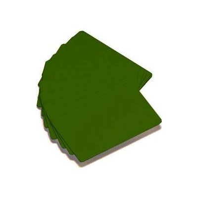 Zebra Premier PVC karty 30 míľ-zelené (500ks) (104523-135)