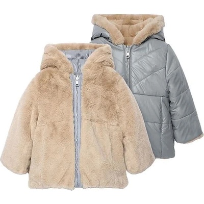 BOBOLI Анорак Boboli Reversible parka - Beige / Grey (Fog)