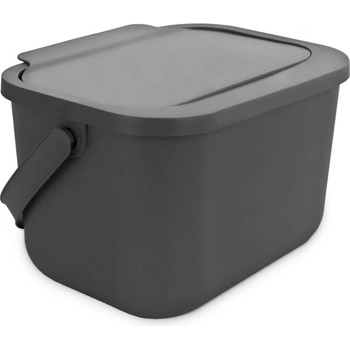 Mini Bini Koš na bioodpad kompostér objem 6 litrů šedý
