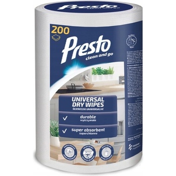PRESTO univerzálne vlhčené obrúsky 100 ks