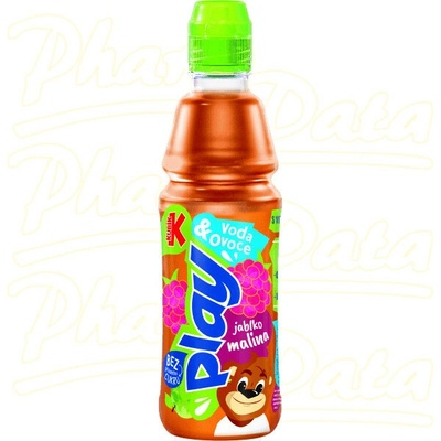 KUBÍK play voda&ovoce jablko-malina 400ml