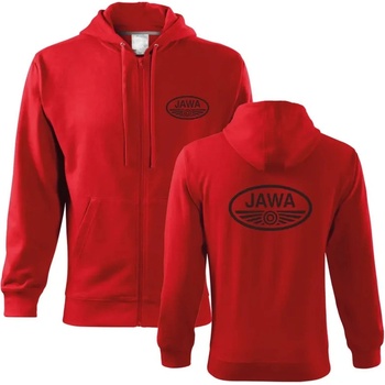 mikina Jawa 2MZ červená černá