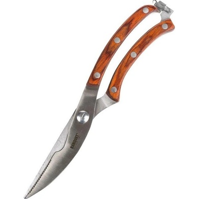 nůžky na drůbež CULINARIA 25,5cm, ocel/dřev.rukojeť – Zboží Dáma