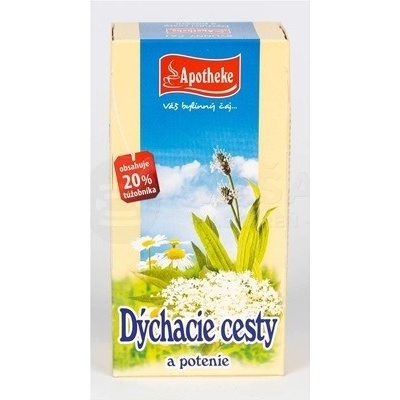 Apotheke čaj dýchacie cesty a potenie nálevových sáčkov 20 x 1.5 g