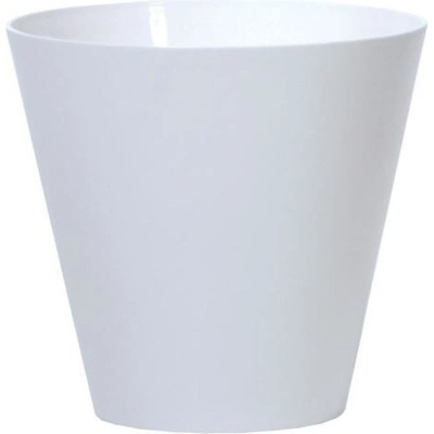 PlasticFuture Kvetináč Tubus Simple biely, 25 cm