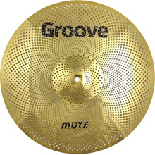 Groove Mute Polished Gold Crash 18"