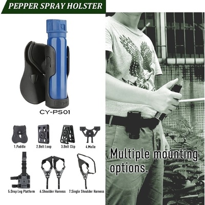 Cytac taktické na pepřový spray 38 mm černá