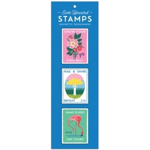 Ever Upward Stamps Shaped Magnetic Bookmarks | Galison, Taylor, Emily (ISBN: 9780735367388)