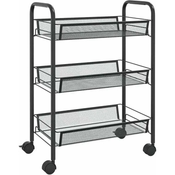 Servírovací stolek kov černá NoBi NAVID