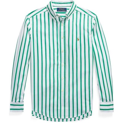Ralph Lauren Детска памучна риза Polo Ralph Lauren в зелено (323862260023)