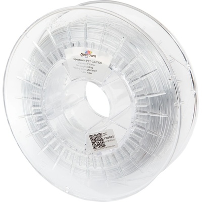Spectrum 80412 3D филамент, PET-G HT100, 1, 75mm, 500g, Прозрачен (Clear) (80412)